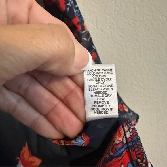 Boho Paisley Floral Bell Sleeve Sheer Blouse Sz M Retro Vintage Chic Fairytale - Picture 10 of 13